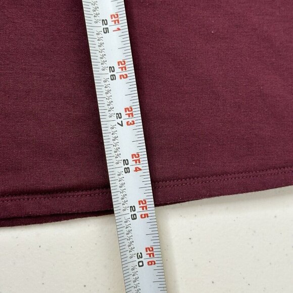 Lot Of 2 J Jill A Line Dress Pockets Knee Length Size XSP Burgundy Model Blend - Picture 8 of 14